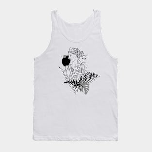 Funny Hipster Artemis Greek Goddess // Funny Greek Mythology Tank Top